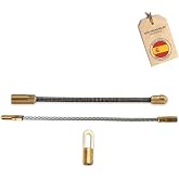 PROFERCA Cable Guide Accessory Kit | Universal Thread M4 | 3 mm Guides | 2 Flexible Heads | 1 End Ring