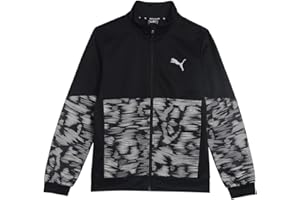 PUMA Active Sport Poly Fullzip B Plus AOP Maglione Bambini e Ragazzi