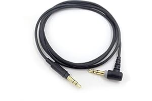 Tobysome Replacement WH-1000XM5 WH-1000xm3 Headphones Audio Cable Aux Cord Compatible with Sony MDR-10R / MDR-100ABN / MDR-1A / MDR-XB950B1 / MDR-1000X / MDR-1ADAC/WH-1000XM4 Headphones - Black