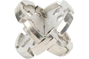 SPYMINNPOO Hanayama Cast Puzzle, Alloy Puzzle Game Adult Portable 3D Unlock Interlocking Puzzle Lernspielzeug für das