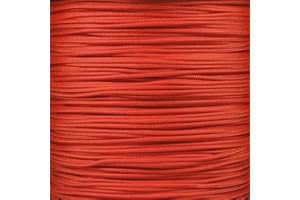 Paracord Planet | 95 Paracord Rope, 1/14" (1.75mm) Diameter, & 95 LB Tensile Strength – Great for Camping, Survival, Arts/Crafts & More | Neon Orange, 100 FT Hank