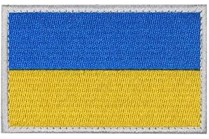 OHRONG Toppa con bandiera dell'Ucraina ricamate UKR Country Badge bandiere nazionali ucraine Emblemi tattici per zaini fai da te vestiti cappello squadra uniforme militare