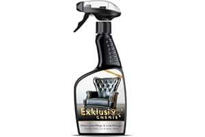 Exklusiv Chemie® Pielęgnacja i czyszczenie skóry dla mebli | Furniture Care | Leather Care | Leather Polish do mebli skórzanych, sof i kanap skórzanych | 500 ML