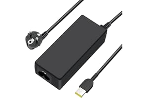 BIUBOTY Cargador Portatil 65W 45W Ordenador Adaptador para Lenovo Thinkpad T470 T470S T450 T450S T460 T440 T540P E570 E560 G50 X270 X240 X250 X1 Carbon Yoga 2 13 11S Pro Slim ADLX65NLC3A ADLX65NLC2A Adapter
