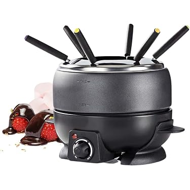 Macchina Per Fonduta Elettrica LIVOO - In Acciaio Inox, Capacità 1800 Ml, Colore Grigio
