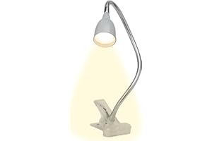 BRILLIANT lamp Anthony LED lampe à pince titane | 1x LED 2,4 W intégrée, (200lm, 3000K) | Échelle A ++ à E | Avec interrupteur à cordon