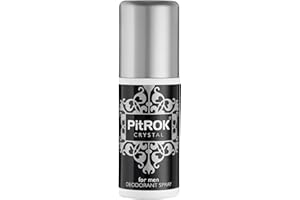 PitROK Crystal Natural Deodorant Spray for Men, 100 ml