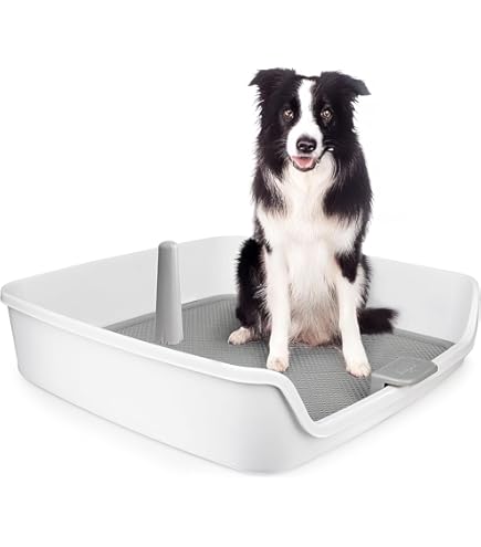 Dog Litter Box With High Walls,Indoor Dog Potty For X-Small Dogs