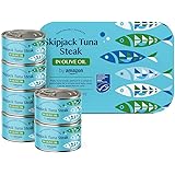 by Amazon Tonno intero all'olio d'oliva, 195g, Confezione da 6