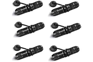 YIOVVOM Conector Impermeable RJ45, Hembra a Hembra, Montaje en Panel, 8P8C, Cat 6, Cat 5, Cat 5E, M20 IP67, Adaptador de Cable LAN Ethernet para Exteriores, conexión Resistente a la Intemperie