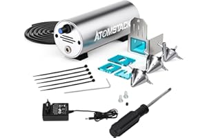 ATOMSTACK MAKER ATOMSTACK Air Assist 10-30 l/min de flujo de aire ajustable, accesorio para máquina de corte láser para grabado y corte para lograr el mejor efecto