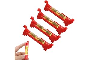 CERIOLL Nivel De Burbuja y Línea, 4 Piezas Colgante de Nivel para Cuerda y Línea