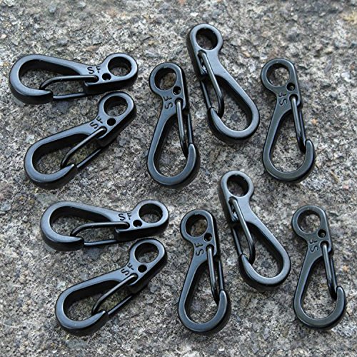 10pcs edc Gang Mini Snap Federclip Haken Karabiner Outdoor Survival Tool - 2
