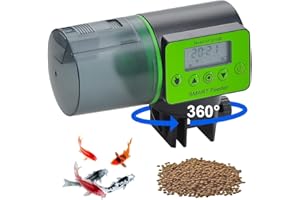 Podazz Distributeur automatique de nourriture pour aquarium résistant à l'humidité