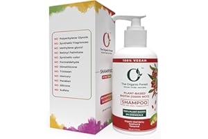 ORGANIC FOREST Biotin Shampoo Infused with Wolf Berry, Jackfruit & Tamarind – Strengthening & Thickening Formula for Thinning Hair, Sulfate Free, Hydrating Shampoo for Dry & Oily Scalp, Sodium Lauryl Sulfate Free
