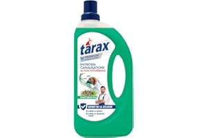 TARAX - Entretien Canalisations - Prévient la Formation de Bouchons & Lutte Contre les Mauvaises Odeurs - Action Anti-Résidus - Flacon Recyclé & Recyclable - Senteur Pin - 1 L
