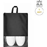Microcase &Ccedil;ok Ama&ccedil;lı Şeffaf Pencereli Ayakkabı D&uuml;zenleyici Seyahat &Ccedil;antası Hur&ccedil; 45x34 CM 5 Adet AL5501