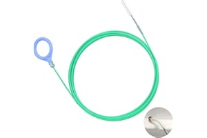 NIKSULTANT Plumbers Snake Drain Unblocker Flexible Feeding Tube Cleaning Brush 3m Long Drain Unblocker Wire Refrigerator Cleaning Brush Slim Drain Hole Snake Drain Sink Unblocker