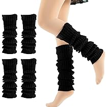 Wlertcop 2 Paar Beinwärmer Damen - Gestrickte Stulpen Für Winter, Tanz & Sport