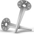 Piquet De Sol Pour Lampe De Jardin 30cm - Diamètre 15cm Galvanisé - Ancrage Stable Extérieur