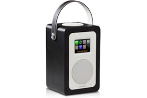 LEMEGA M6+ Portable DAB/DAB+/FM Digital Radio,WIFI Internet Radio,Spotify Connect,Bluetooth Speakers,Rechargeable Battery,3.5mm Headphones Output,AUX In,Clock Alarms,Colorful Screen,App Control- White