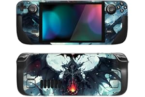 playvital Full Set Protective Skin Decal for Steam Deck LCD, Custom Stickers Vinyl Cover for Steam Deck OLED - Field of Devil