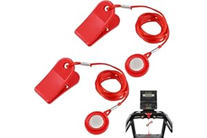 JUGUTA Lot De 2 Clés De Sécurité Magnétiques Pour Tapis De Course - Accessoires Universels Pour Tapis De Course - Pour La Plupart Des Machines De Course