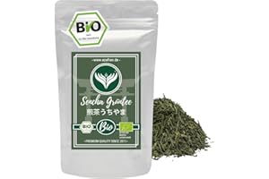 ‎AZAFRAN Azafran Grüner Tee - BIO Sencha Grüntee lose geschnitten - Original Uchiyama aus Japan 250g