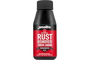 JENOLITE Dissolvant de rouille liquide épais | 150ml | Formule anti-goutte | Thixotropique Antirouille Metal | Élimine la rouille sur le métal nu | Idéal pour les surfaces verticales et les voitures