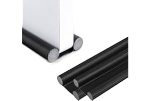 AUTUCAU Under Door Draft Stopper 37 inches Adjustable Insulation Double-Sided Sound Proof Door Air Draft Blocker for Noise Light Smell Stopper,Upgraded Version