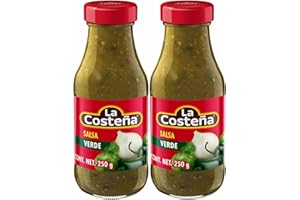 BLUE NILE FOODS La Costena Salsa Verde 250g - Mexican Salsa Verde Dip Sauce - Pack of 2