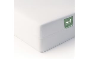 Tutti Bambini Essentials Fibre Cot Mattress 140x70x7 cm - Hypoallergenic, Breathable & Water-Repellent Cot Bed Mattress, 100% Dent-Resistant Polyester Fibre Toddler Bed Mattress & Travel Cot Mattress