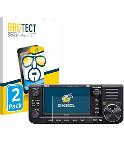 BROTECT AirGlass Schutzfolie Für Icom IC-9700 – 9H Kratzfest, Anti-Fingerprint, Made In Germany