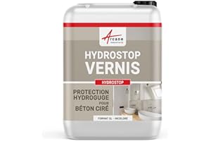 Cire pour béton ciré anti-tache hydrofuge imperméabilisant HYDROSTOP - 5 L - ARCANE INDUSTRIES