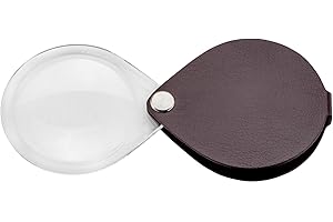 Eschenbach Optik Classic składane szkło powiększające, 3,5 x Ø 60 mm, okrągłe, bordowe