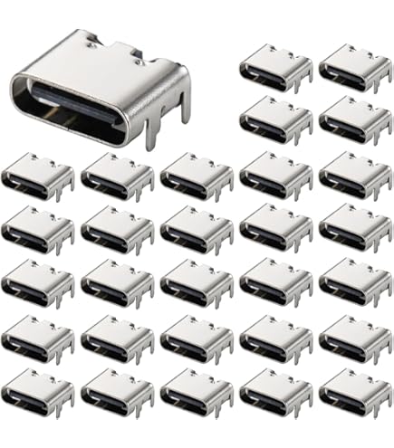 100 Stks USB Micro Port Vrouwelijke Soldeer Plug Mini USB Jack Connector USB Reparatie Vervanging Adapter Assortiment Set