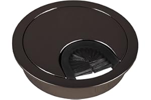 SOTOOLS KÖNIG HELLERN Passe-câble en métal Noir Chromé Ø 68 mm