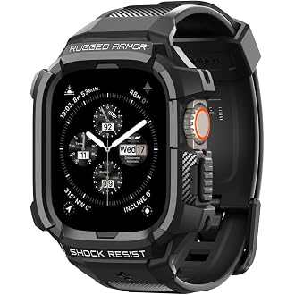Spigen Case with Strap Band for Apple Watch Ultra 3/2/1...
