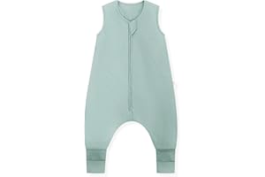 Sleeping Rebels® Baby Schlafsack mit Füßen - Für den Übergang - Frühling - Babyschlafsack mit Beinen - Ganzjahres Schlafsack Kinder - Bio-Baumwolle - Oeko-Tex - Premium Schlafsack