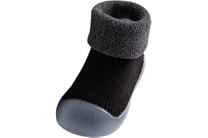TOMORTSUN Chausson Chaussette Antidérapante Bébé Fille Mignonne Chaussettes Bebe Nouveau-né Unisex Chaussures Premiers Pas Semelle Souple Nourrissons Garçon Chaussette Tout-Petits Pré-Marcheurs