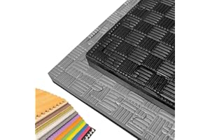 JOWY Tatami Puzzle para Gimnasio, Artes Marciales, Judo, Karate, Taekwondo, Yoga, Fitness y Zonas de Estiramiento | 1x1m | 2 cm Grosor | Acabado F | Color Gris/Negro (4 Unidades)