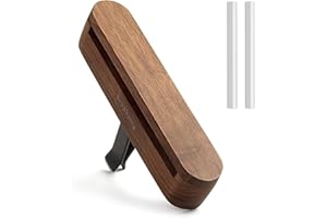 IWOOHOME Odświeżacz powietrza do samochodu, drewno orzechowe, drewno zapachowe dla większej przyjemności z jazdy i radości z jazdy, perfumy samochodowe, akcesoria samochodowe, dyfuzor wentylacyjny, 1 sztuka