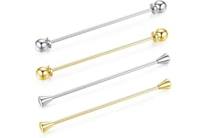 HONEY BEAR Set 3 pezzi spilla da colletto per camicia da uomo, smoking,Collare Clip collar pin acciaio inossidabile per regalo di nozze affari (4pz senza scatola)