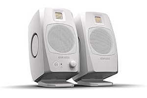 ADAM Audio D3V Active Desktop Monitoring System with USB-C Connection (Pair, White)