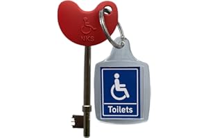 TRUMED Red Radar Key with 1 Key Ring