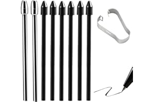 Gosknor 8szt Końcówki Zamiennych do S Pen, Metalowych i Plastikowych Stalówki Rysika z Klipsem Kompatybilny z Samsung Galaxy Tab S10+/S10 Ultra/ S9 / S8 / S7 / S6 Lite / S22 / S23 / S24 Ultra