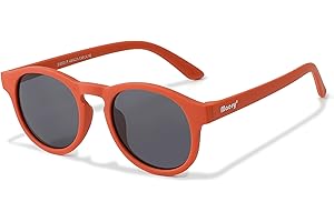Maesy Gafas de sol para niños de 6 a 12 años - Protección polarizada UV400 - Marco flexible y flexible - Gafas de sol seguras y cómodas para niños - Novi