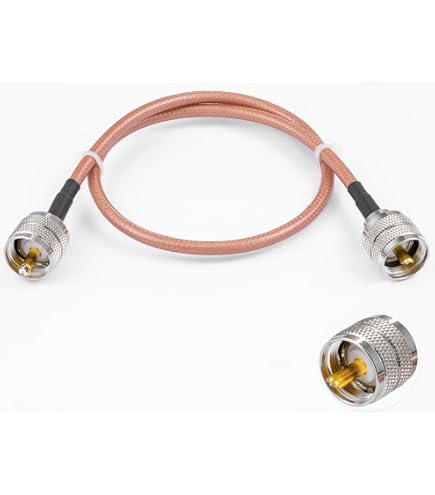 RG58 Koaxialkabel-Adapter – BNC Winkelstecker Auf PL259 (UHF) Für Antennen & Funk