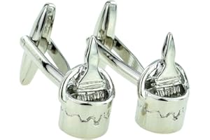 PRESTIGE GIFTWARE GIFTS Paint Brush in Pot Design Painter Decorator Cufflinks Presented in a Box