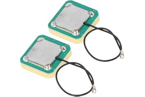 HYUDUO Antenna GPS Attiva, 2 Pezzi 28dB Antenna GPS Attiva Ad Alto Guadagno Antenna Patch in Ceramica Modulo Interno Connettore di Navigazione con Cavo, Accessori GPS